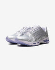 Asics Gel-Kayano 14 Kith Marvel Villains Silver Surfer sneakers basse uomo e donna in mesh e pelle sintetica argento, vista f