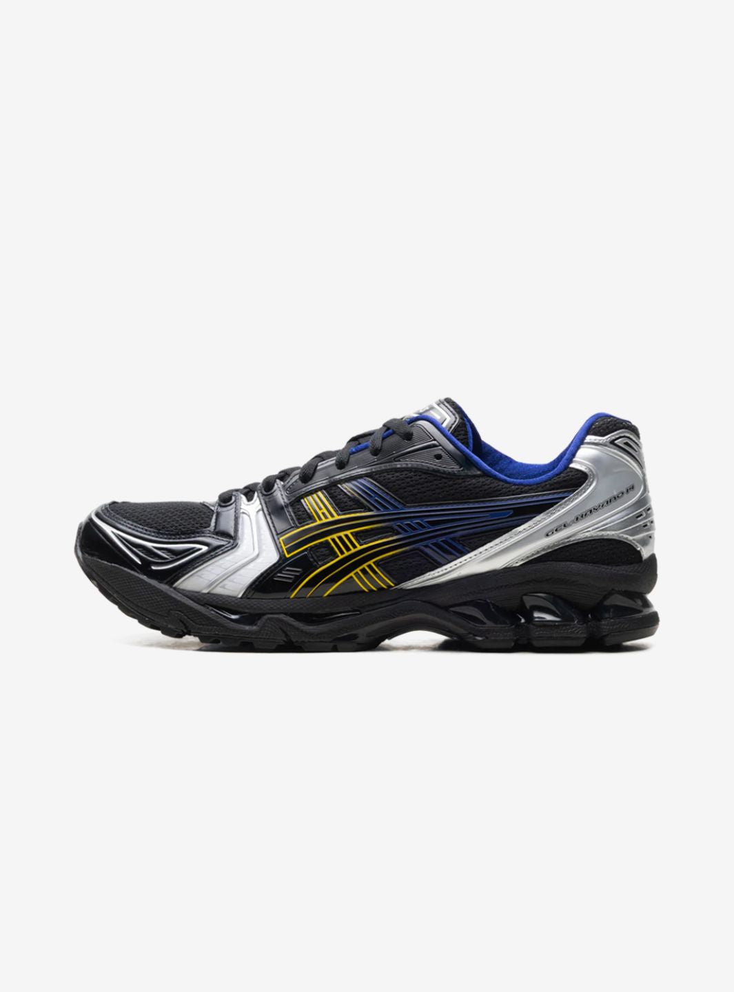 Asics Gel-Kayano 14 Kith Marvel vs. Capcom Wolverine sneakers basse uomo e donna in mesh e pelle sintetica multicolore, vista
