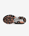 Asics Gel-Kayano 14 Sepia Pure Silver sneakers basse uomo e donna in mesh e pelle sintetica marrone argento, vista posteriore