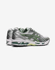Asics Gel-Kayano 14 White Pure Silver Slate Grey Sage sneakers basse uomo e donna in mesh e pelle sintetica bianco grigio, de