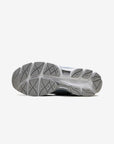 Asics Gel-NYC Cream Arctic Sky sneakers basse uomo e donna in mesh e pelle scamosciata crema azzurro, vista posteriore
