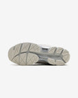 Asics Gel-NYC Cream Grey sneakers basse uomo e donna in mesh e pelle scamosciata crema grigio, vista posteriore