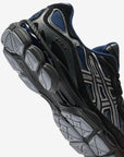 Asics Gel-NYC Independence Blue Silver sneakers basse uomo e donna in mesh e pelle scamosciata argento blu, vista dall'alto