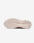 Asics Gel-NYC Mineral Beige sneakers basse uomo e donna in mesh e pelle scamosciata beige, vista posteriore
