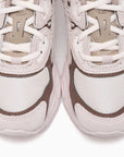 Asics Gel-NYC Mineral Beige sneakers basse uomo e donna in mesh e pelle scamosciata beige, vista dall'alto