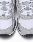 Asics Gel-NYC White Glacier Grey sneakers basse uomo e donna in mesh e pelle scamosciata bianco grigio, dettaglio tomaia
