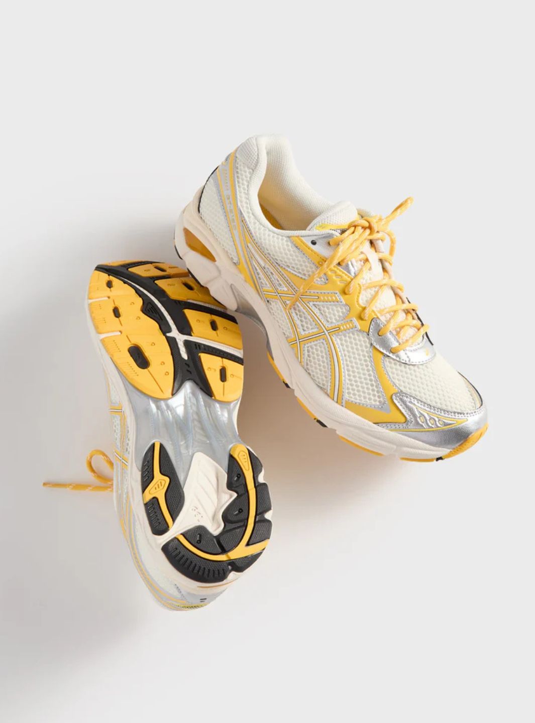 Asics GT-2160 Kith Cream Solar Power (2025) sneakers basse uomo e donna in mesh e pelle sintetica crema, vista posteriore