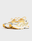Asics GT-2160 Kith Cream Solar Power (2025) sneakers basse uomo e donna in mesh e pelle sintetica crema, vista frontale
