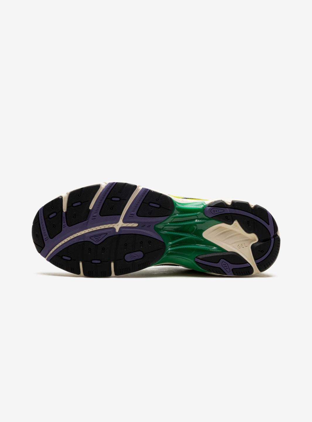 Asics GT-2160 Kith Marvel Villains Green Goblin sneakers basse uomo e donna in mesh e pelle sintetica verde, vista posteriore