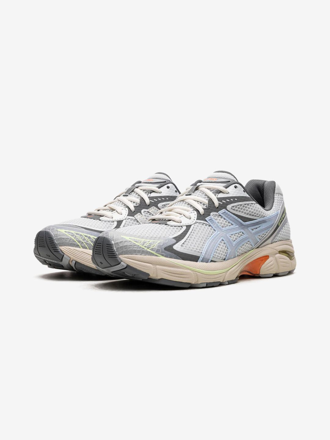 Asics GT-2160 Tomo Curation Kogarashi Glacier Grey sneakers basse uomo e donna in mesh e pelle sintetica grigio, vista fronta