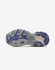 Asics GT-2160 White Blue Violet sneakers basse uomo e donna in mesh e pelle sintetica bianco blu, vista posteriore