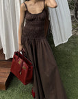 Abito lungo donna in tessuto leggero, stile sottoveste — vista 5