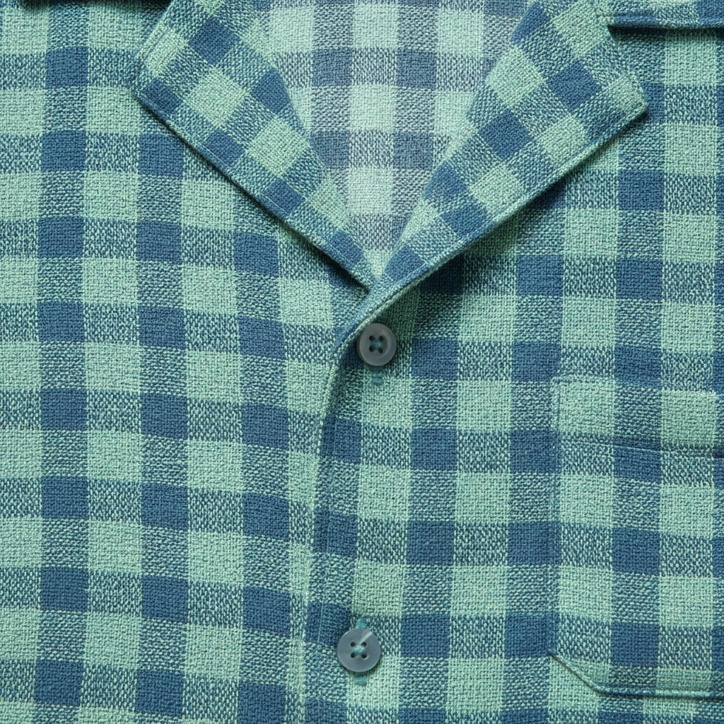 Completo Coordinato Uomo Camicia Tartan Estivo e Pantaloncini - dettaglio