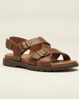 Sandali Uomo in Pelle – Eleganti e Comodi Estivi - vista 3-4