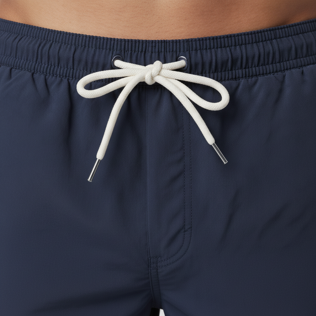 Costume Uomo Boxer ad Asciugatura Rapida – Tinta Unita Essenziale - dettaglio