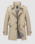 Trench Cappotto Uomo Casual Medio Lungo