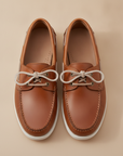 Scarpe da Barca Uomo in Pelle – Boat Shoes Classiche Estive - vista dall'alto