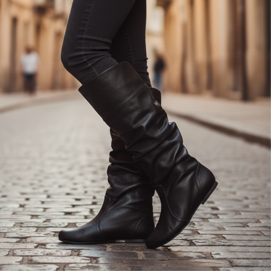 Stivali da donna in pelle