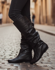 Stivali da donna in pelle