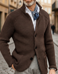 Cardigan da Uomo in Cotone Invernale con Bottoni