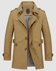 Trench Cappotto Uomo Casual Medio Lungo