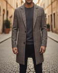Cappotto Uomo Quadri Invernale Sartoriale