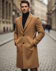 Cappotto uomo con tasche e bottoni