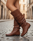 Stivali da donna in pelle