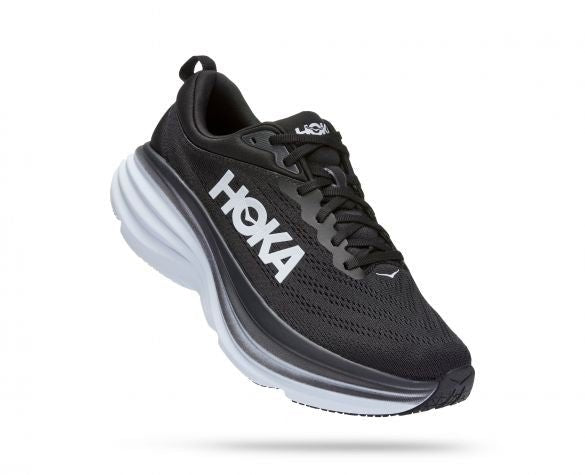 Hoka Bondi 8 Scarpe Running Nero Bianco Donna - 1