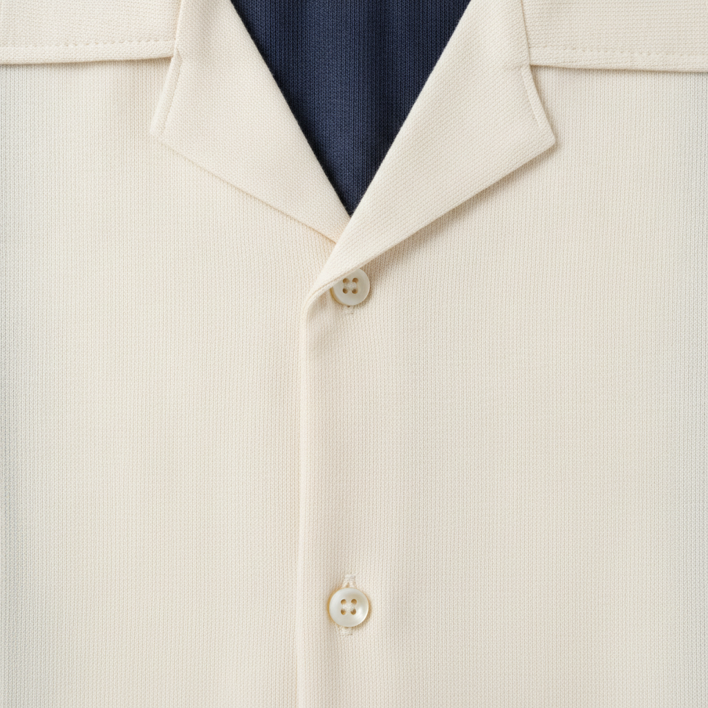 Completo Coordinato Uomo Camicia Color Block e Pantaloncini - dettaglio