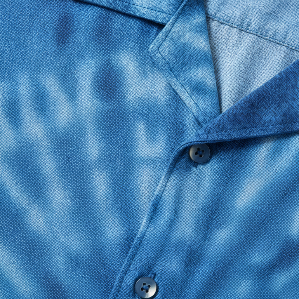 Completo Coordinato Uomo Camicia Tie-Dye e Pantaloncini - dettaglio