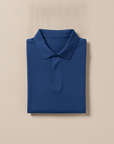 Polo Uomo Slim Fit in Cotone Elasticizzato – Vestibilità Aderente Moderna - Blu Royal