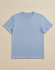 T-shirt Uomo in Cotone Biologico – Sostenibile e Morbida - Blu Polvere