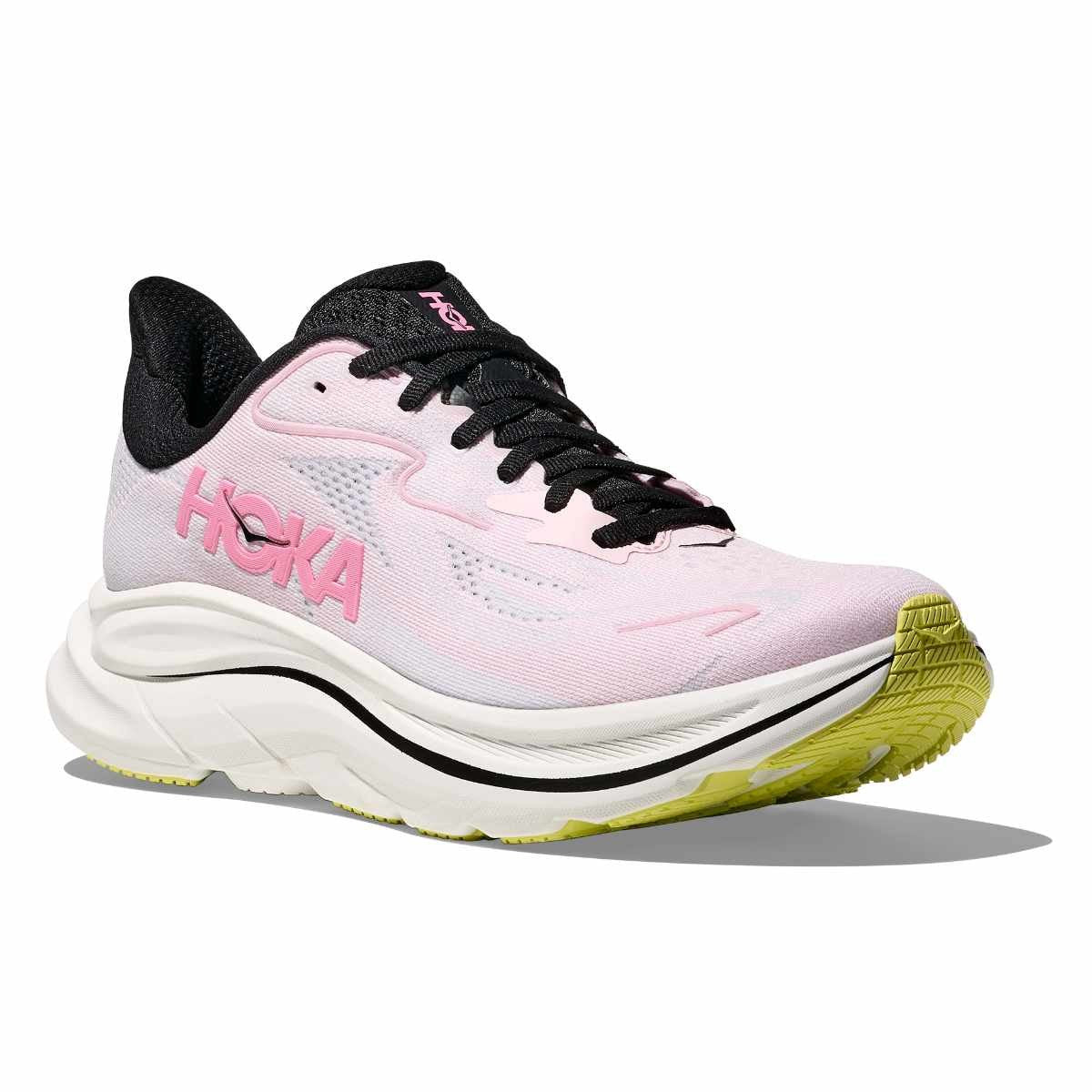 Hoka Clifton 10 Scarpe Running Rosa Garofano Giallo Chiaro Donna - 1