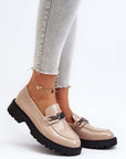 Mocassini Donna Beige Comodi