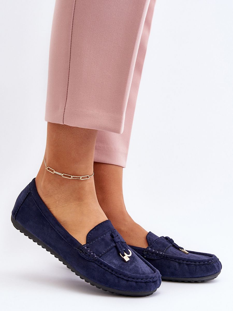 Mocassini Donna Blu Classici