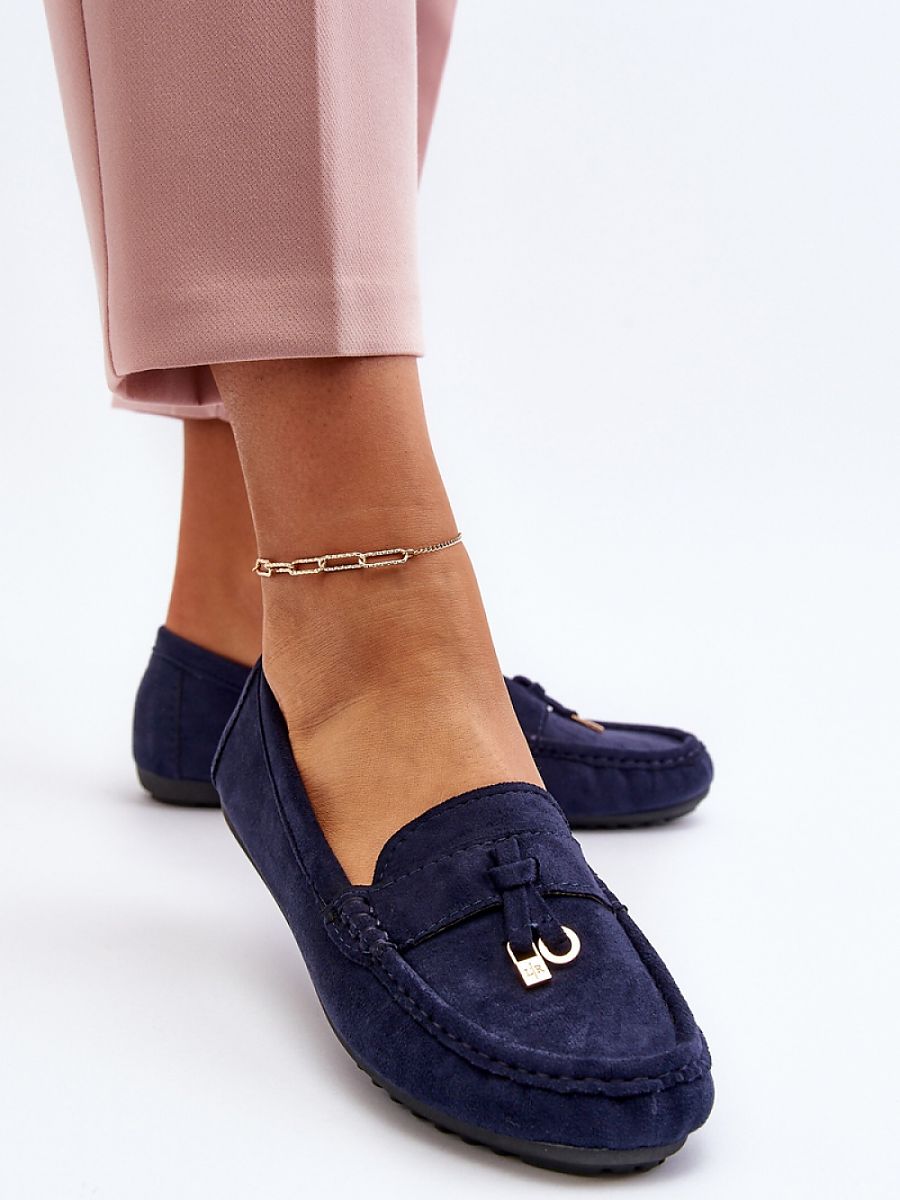 Mocassini Donna Blu Classici