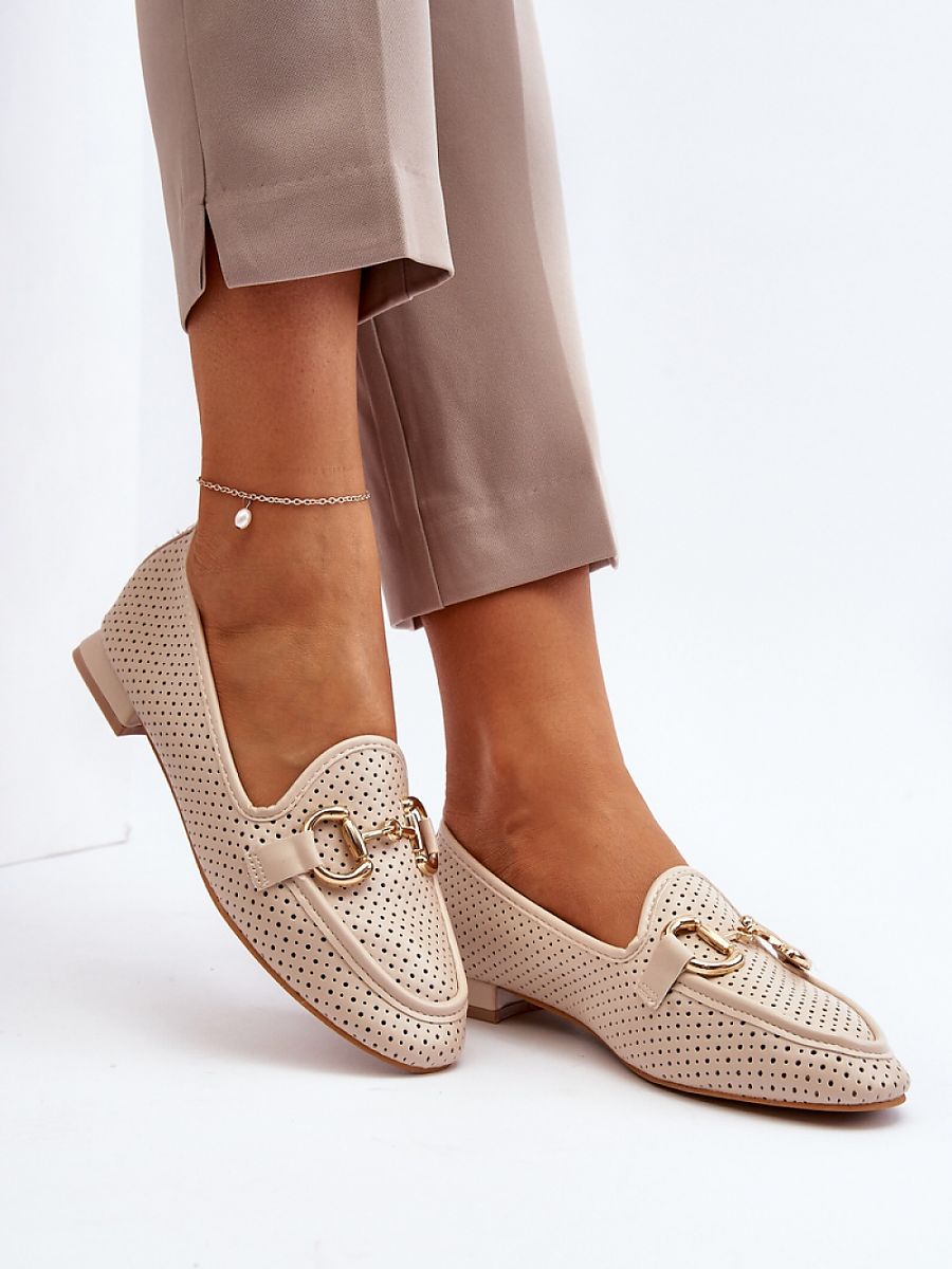 Mocassini Donna Beige alla Moda