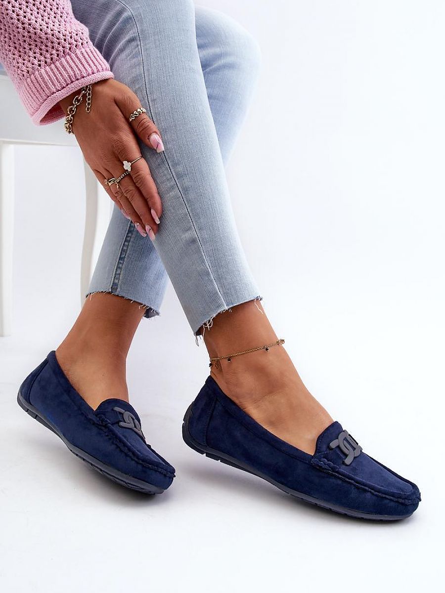 Mocassini Donna Blu Navy Comodi