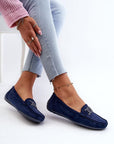 Mocassini Donna Blu Navy Comodi