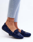 Mocassini Donna Blu Navy Moderni