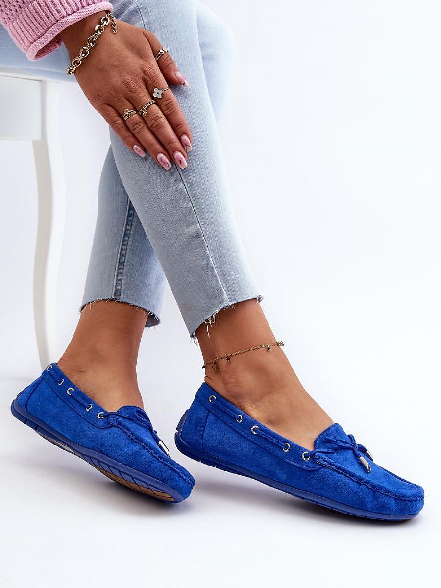 Mocassini Donna Blu Classici
