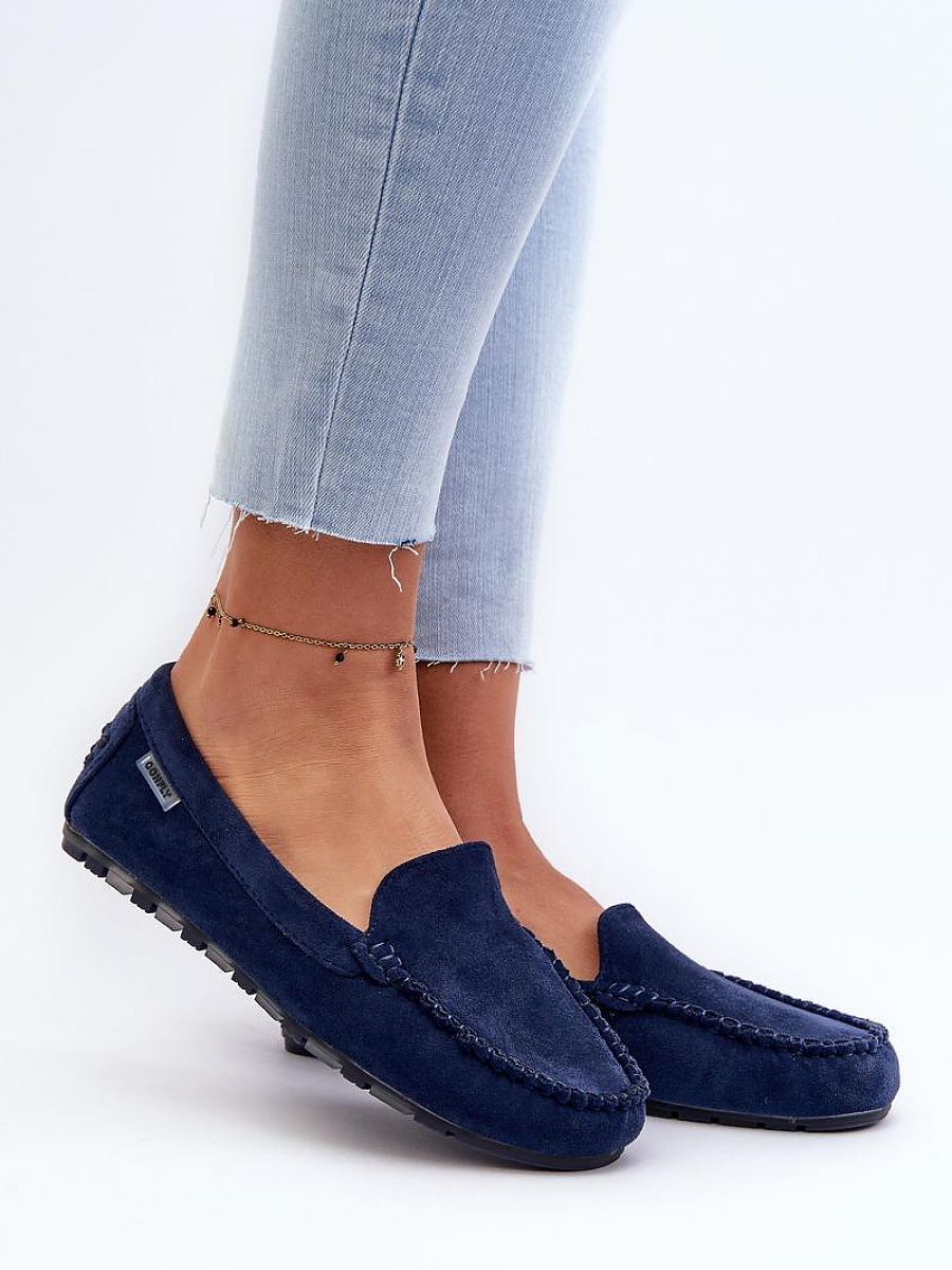 Mocassini Donna Blu Navy Comodi
