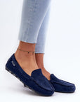 Mocassini Donna Blu Navy Comodi