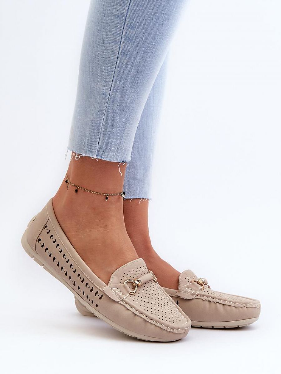 Mocassini Donna Beige Chic e Trendy