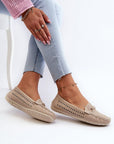 Mocassini Donna Beige Chic e Trendy