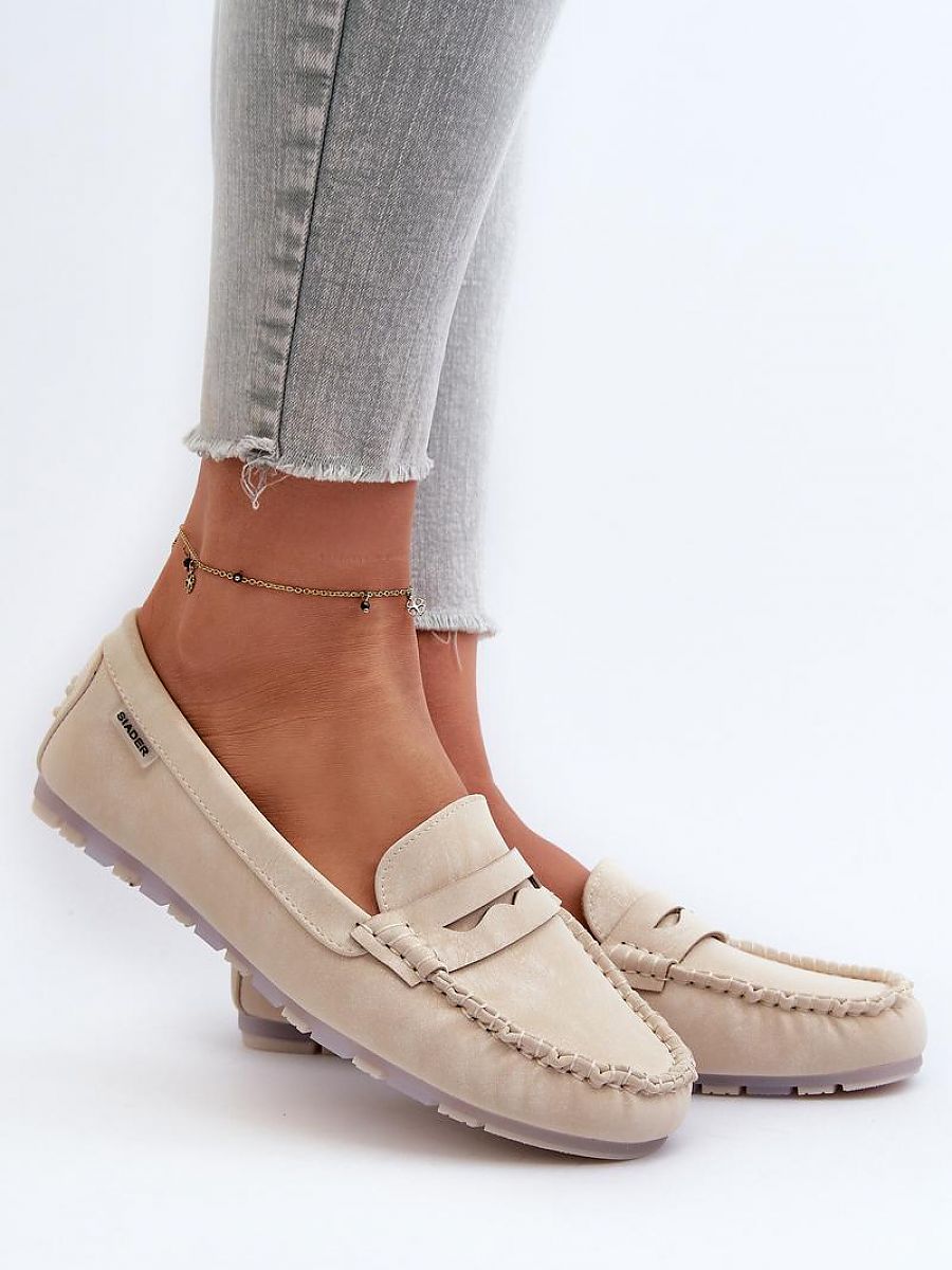 Mocassini Donna Beige alla Moda