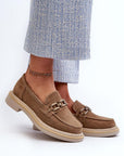 Mocassini Donna Marroni Chic e Trendy