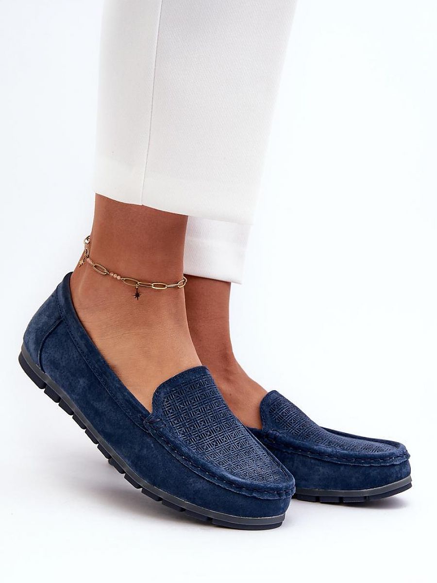 Mocassini Donna Blu Navy Classici