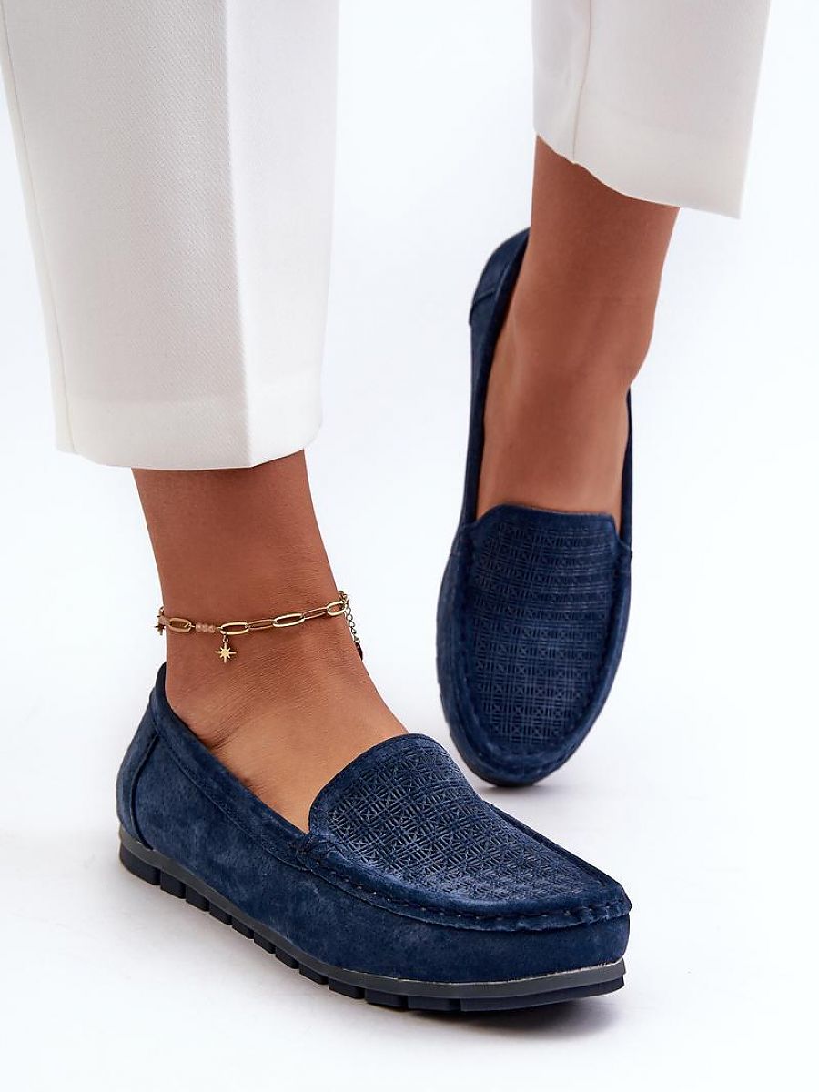 Mocassini Donna Blu Navy Classici